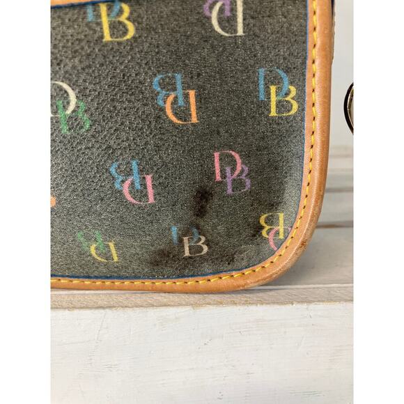 DOONEY & BOURKE MINI VINTAGE COATED CANVAS SHOULDERBAG ASIS - Picture 6 of 16